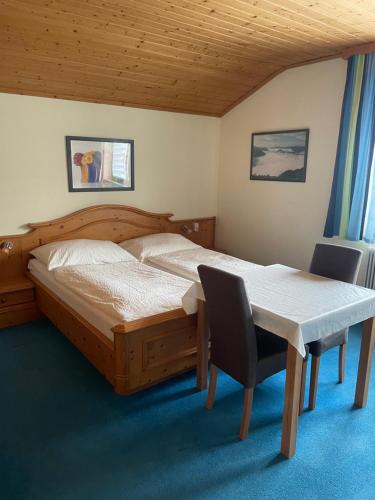 Ένα ή περισσότερα κρεβάτια σε δωμάτιο στο Apartment Familie Haupt