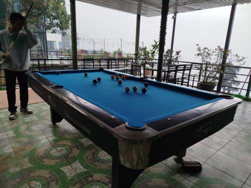 Bàn bi-da tại Daisy Homestay Tam Đảo