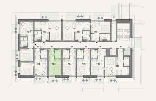 Labská 20 - apartmánový důmの見取り図または間取り図