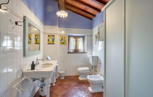 Koupelna v ubytování Podere La Casina