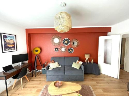 T2 Cosy & Elegant en Plein Coeur de Carcassonne