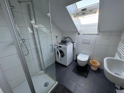 Koupelna v ubytování Heilbronn Ferienwohnung Komfort