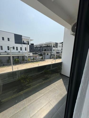 a view from the balcony of a building at 2 BR Luxury Apartment in Camberwall Advantage II in Lekki