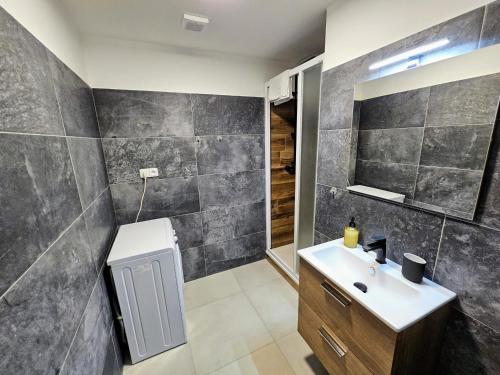 Koupelna v ubytování Apartmán Trutnov - Žižkova