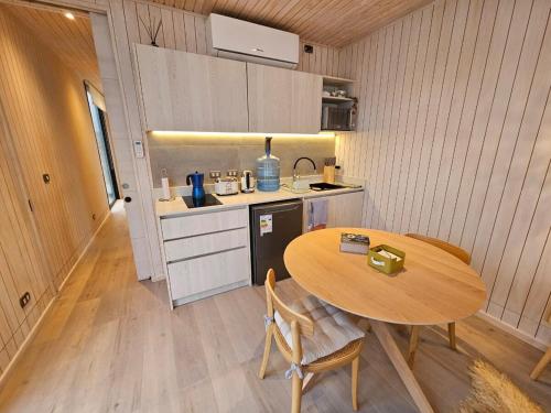 Kuchyň nebo kuchyňský kout v ubytování Alojamiento en morrillo