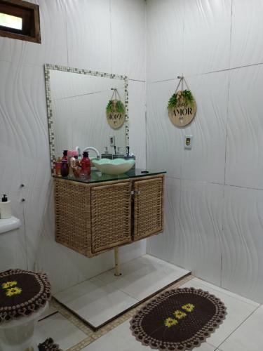 Bilik mandi di Casa para temporada