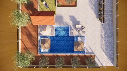 Bazén v ubytování Villa Aelia Kefalos-Private & Spacious with Pool nebo v jeho okolí
