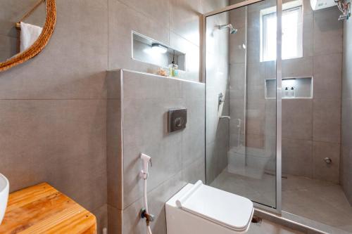 Ένα μπάνιο στο Lulubay Serviced Appartments