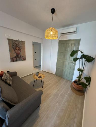 Χώρος καθιστικού στο mantinia-apartments