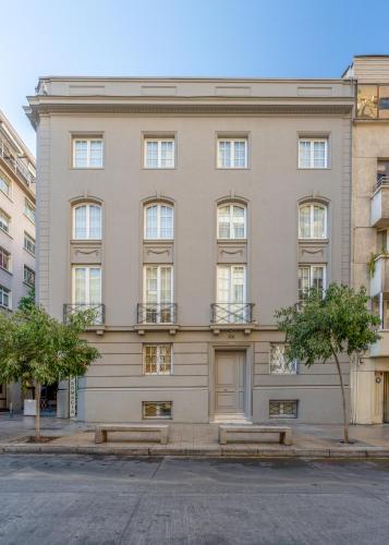 Budova, kde se aparthotel nachází
