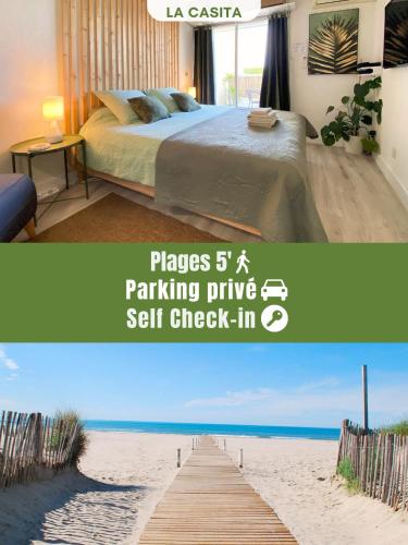 La Casita - Studio Confort avec Terrasse et Parking privé- La Grande Motte, Montpellier