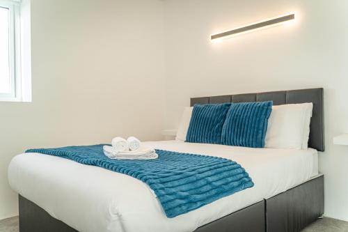 Postel nebo postele na pokoji v ubytování Coastal Escape