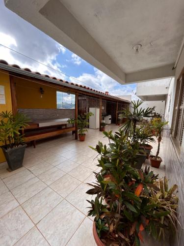 Balkoni atau teres di Thiferer Hostel