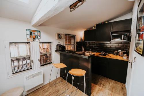 Studio cosy & climatisé au cœur de Toulouse - Quartier des Carmes