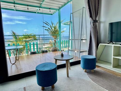 TV a/nebo společenská místnost v ubytování Villa Đại Dương 2 View biển