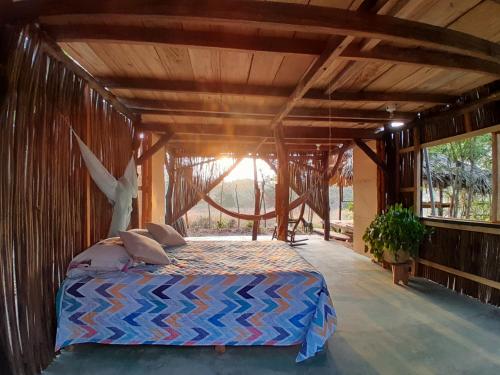 Postel nebo postele na pokoji v ubytování Casa Surya Naturaleza y Bienestar