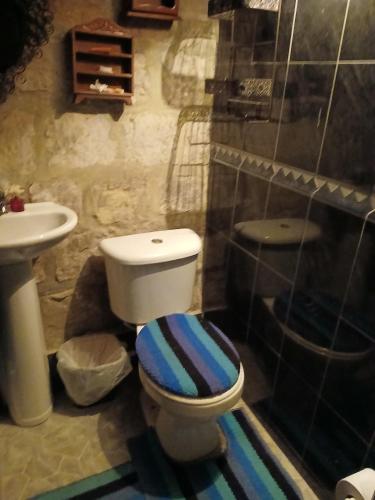 Bilik mandi di B&B El pedregal