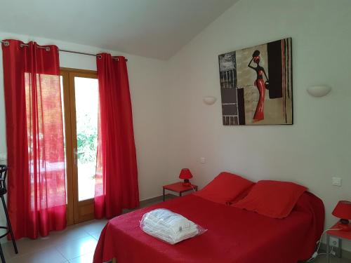 Studio pour 2 personnes à 700m de la plage de palombaggia