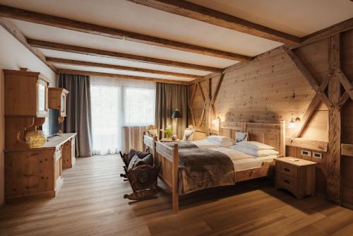 Postel nebo postele na pokoji v ubytování Hotel Antines