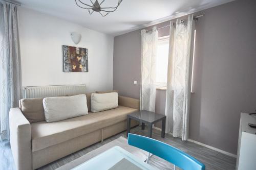 Zona de estar de Apartma Bled