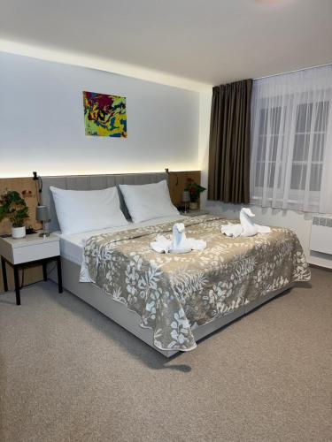 Comfort Pálava, Penzion Klentnice - Mikulov - Pálavaにあるベッド