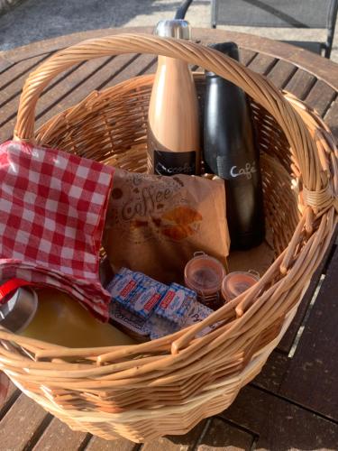 Παροχές για τσάι/καφέ στο A l ombre des pods Chardonnay et spa