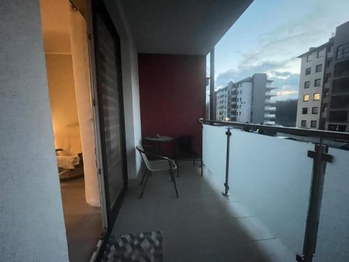 Μπαλκόνι ή βεράντα στο Apartament Blondynka Miasto Soli Bochnia