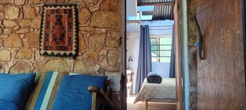 Χώρος καθιστικού στο KLIPINNIBOS Nature Farm