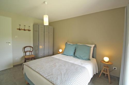 Cama o camas de una habitación en Le deserteur