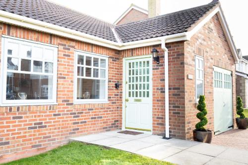 Bygningen som feriehuset ligger i