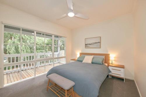 En eller flere senge i et værelse på Bills Place