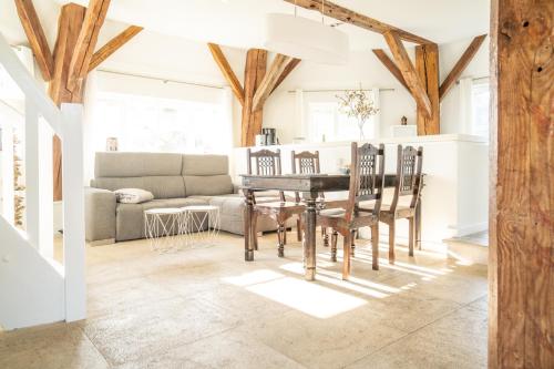 Χώρος καθιστικού στο Darßer Mühle