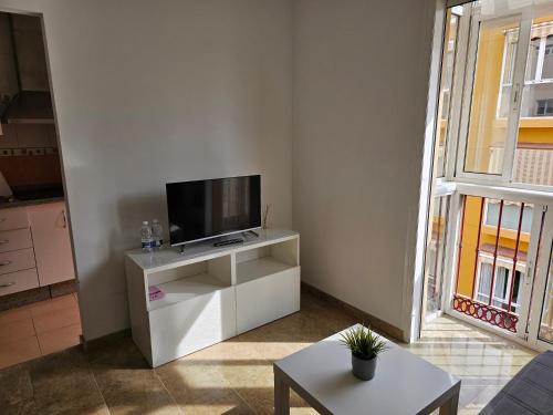 TV a/nebo společenská místnost v ubytování Apartamento Malagueño 1 Centro