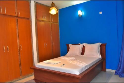 Ένα ή περισσότερα κρεβάτια σε δωμάτιο στο Black Diamond Appartements