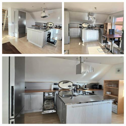 Kuchyň nebo kuchyňský kout v ubytování FeWo Karlsson