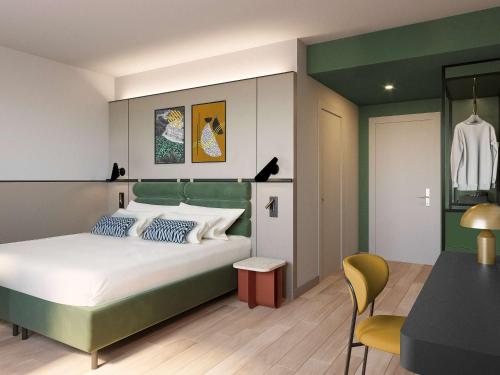 Postel nebo postele na pokoji v ubytování Mercure Milano Agrate Brianza