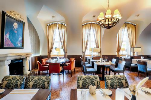 Χώρος καθιστικού στο Welcome Hotel Residenzschloss Bamberg