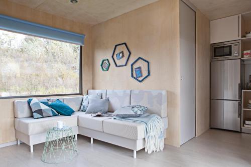 Χώρος καθιστικού στο MAGNOLIA HOUSE by the RIVER BB
