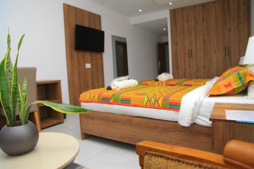 Miliet Hotelにあるベッド