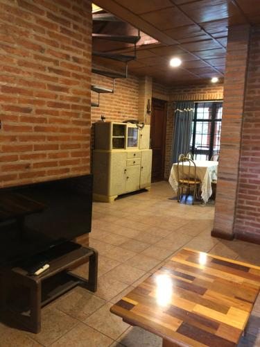 Η κουζίνα ή μικρή κουζίνα στο Casa Alojamiento Encarnación