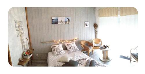 Posezení v ubytování Jolie chambre indépendante