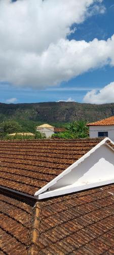 a view of the roof of a house at Quartos Sierra Tiradentes in Tiradentes
