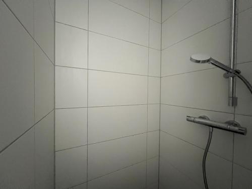 Ένα μπάνιο στο Ferienwohnung Kleinod