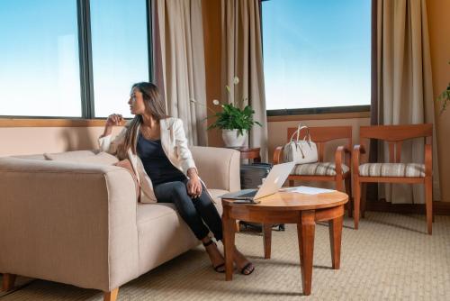 Hotel Gran Pacificoにあるシーティングエリア