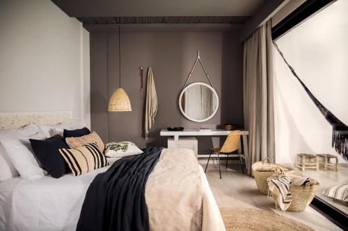 Katil atau katil-katil dalam bilik di Casa Cook Rhodes (Adults Only)