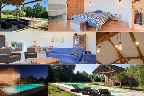 Ảnh trong thư viện ảnh của Belle maison en pierres avec piscine ở Les Eyssards