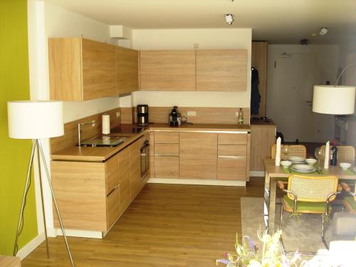 Dapur atau dapur kecil di Villa Seeadler