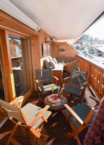 5 étoiles luxe appartement 4 chambres au centre de Verbier