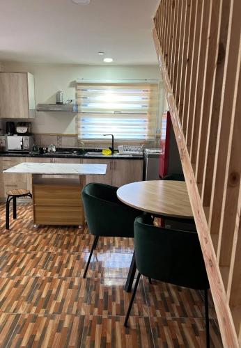 Η κουζίνα ή μικρή κουζίνα στο Departamentos Aysen n1