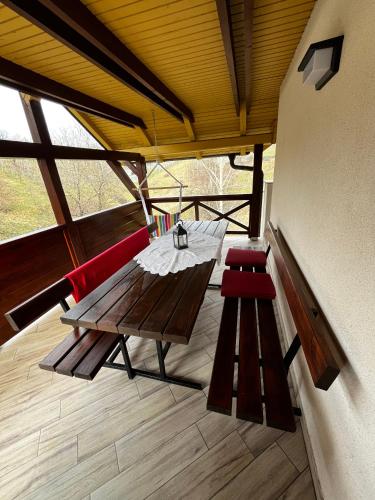 Balkón nebo terasa v ubytování Apartma Zidanca Bele